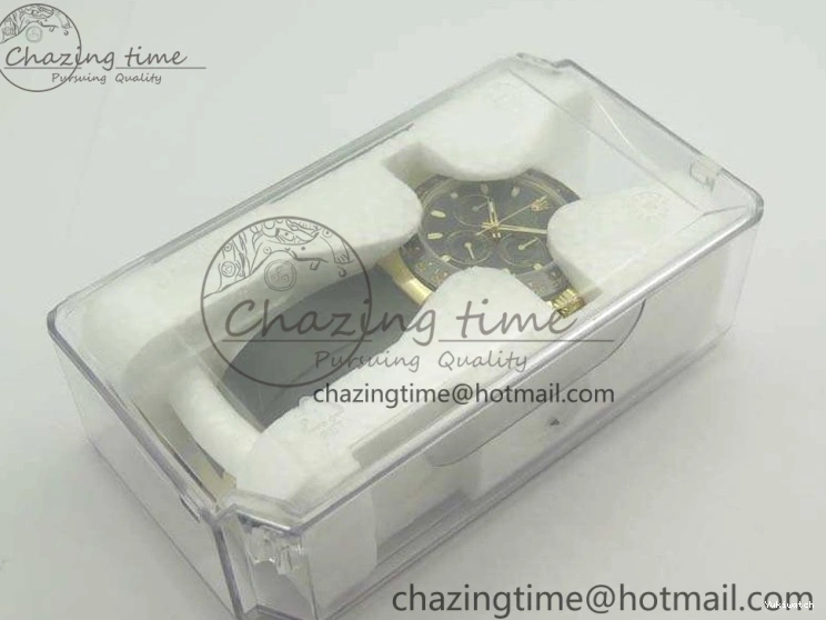 Daytona 1:1 Clone 116518 LN YG Dial Best Black ARF Rubber A4130 On Strap Super Edition 0303